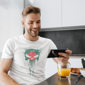 Skull Round Neck Tshirt